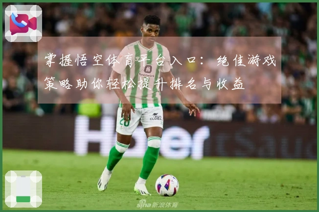 掌握悟空体育平台入口：绝佳游戏策略助你轻松提升排名与收益